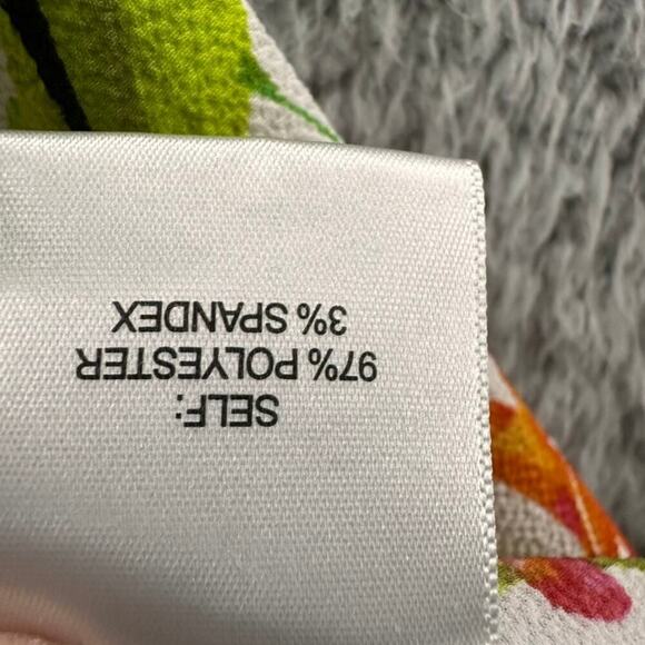 Rose + Olive Women's Large Tank Top Floral Ruffled Straps Summer Vacation - Picture 7 of 8